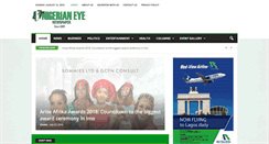 Desktop Screenshot of nigerianeyeonline.com