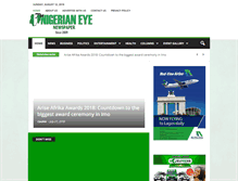 Tablet Screenshot of nigerianeyeonline.com